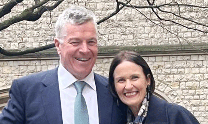 Rory and Hilary Godson