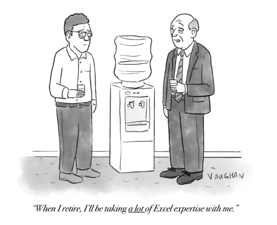 Vaughan Tomlinson - a lot of excel